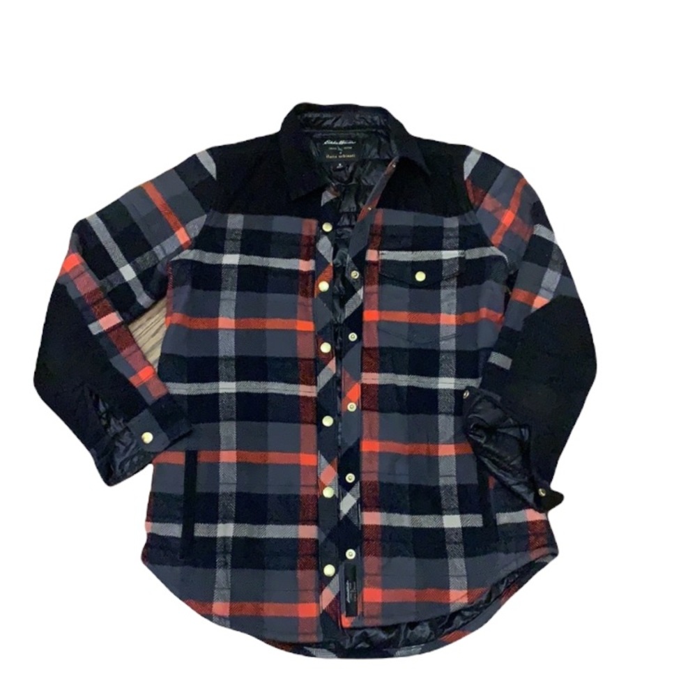 Eddie Bauer Flannel Coat Size Medium